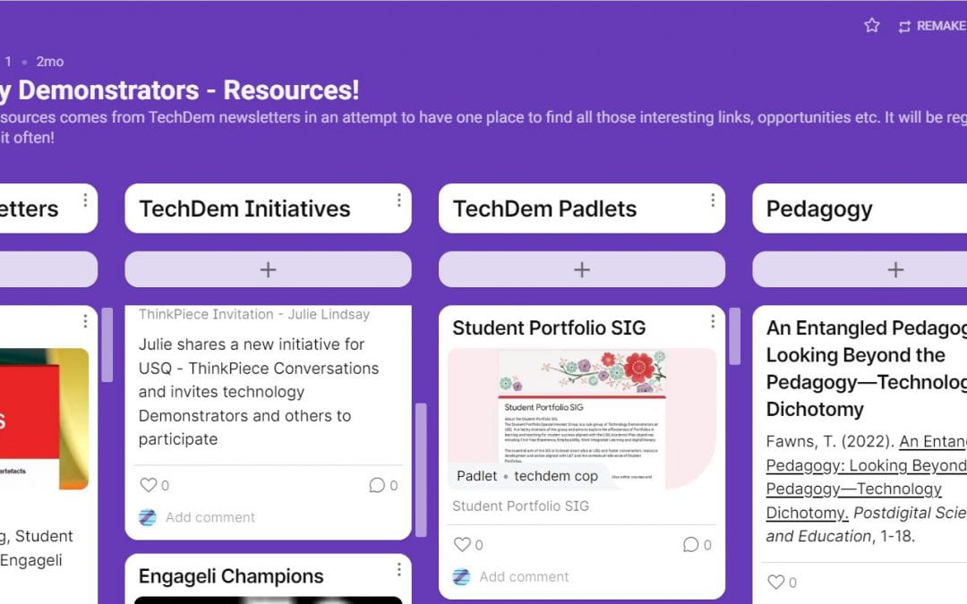 Padlet and Cognitive Presence