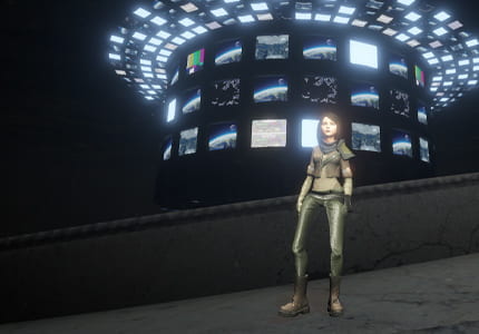 Virtual Immersive Environments SIG - An image of an avatar in an immersive space