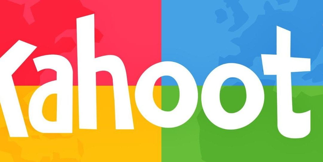 The Kahoot logo, which is bright and colourful.