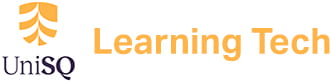 Learning Tech Website. Image: UniSQ Logo.